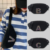 Pattern Waist Bag Chest Bags Unisex Student Printing Leisure Sports Bum Bag