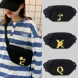 Pattern Waist Bag Chest Bag Unisex Student Sports Bum bag