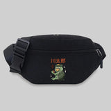 Unisex Messenger Chest Bags Student Waist Bag Monster Series Fanny Pack