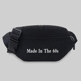 60S-90S Pattern Bum Bag Unisex Chest Pack Sports Fanny Pack