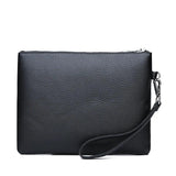Men's Leather Clutch Wallet Zipper Long Handy Bags Purses