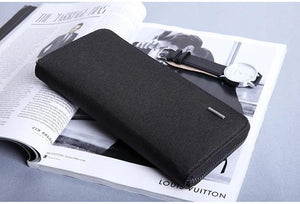 Men's Long Waterproof Oxford Clutch Wallet
