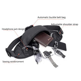 Waterproof Nylon Waist Pack for Men Sports Running Unisex Fanny Pack