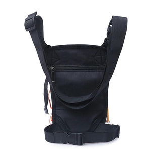 Men Canvas Drop Leg Bag Canvas Fanny Pack Waist Belt Bags Military Travel