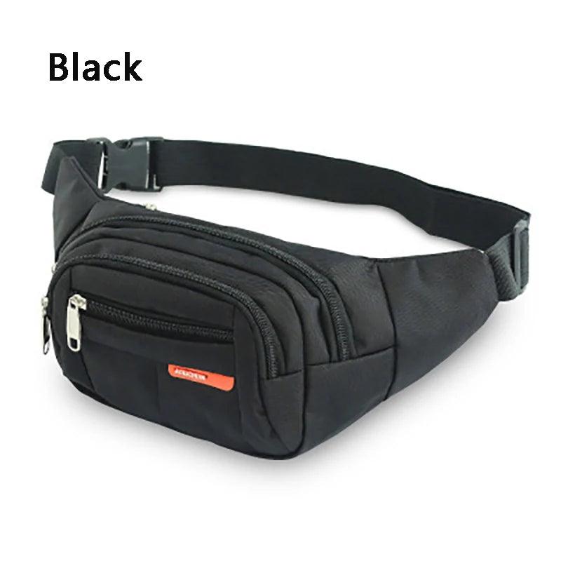 Waterproof Sports Waist Bag Unisex Fanny Pack Female Belt
