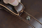 Vintage Men Leather Messenger Bag Business Casual Man Small Bag