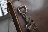 Vintage Men Leather Messenger Bag Business Casual Man Small Bag