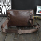 Vintage Men Leather Messenger Bag Business Casual Man Small Bag