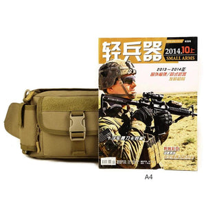 Waterproof Waist Pack Casual Belt Bag Men Military Bag Hip Pouch Unisex