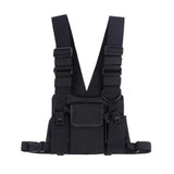 Interphone Tactical Chest Bag Field Outdoor Expansion Leather Case