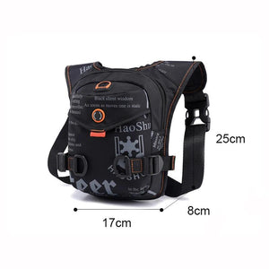 Men Running Bag Messenger Bag Riding Leg Bags Multi-Function Sports Male Sling C