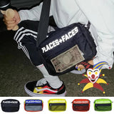 P+F Waist Bag Hip Hop Package Boy Girl Couple Crossbody Satchel