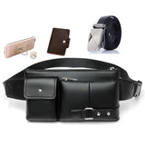 Men's Outdoor Waist Pack Retro Cigarette Banknote Wallet Mobile Phone Bag