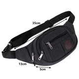 Weduoduo Fanny Pack Men Waist Bags for Travel Security Wallet Purse