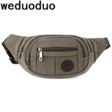 Weduoduo Fanny Pack Men Waist Bags for Travel Security Wallet Purse