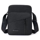 Men's Business Messenger Bag Single Shoulder Zipper Satchel Purse