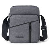 Men's Business Messenger Bag Single Shoulder Zipper Satchel Purse