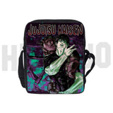 3D Print Jujutsu Kaisen Anime Handbag Women Makeup Bag Men Zipper Crossbody Bag