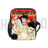 3D Print Jujutsu Kaisen Anime Handbag Women Makeup Bag Men Zipper Crossbody Bag