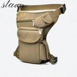 Canvas Drop Waist Bag Leg Pack Motorcycle Money Belt Fanny Pack