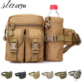 Waterproof Nylon Men Fanny Pack Tactical Waist Bag Outdoor Camping Shoulder Bag