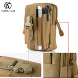 Men Oxford Military Waist Bag Fanny Pack Mini Phone Canvas Arm Bag