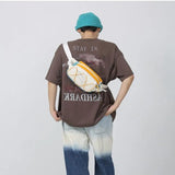 Reflective Harajuku Hip Hop Couple One Shoulder Chest Bag