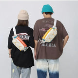 Reflective Harajuku Hip Hop Couple One Shoulder Chest Bag