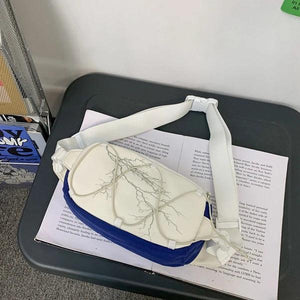 Reflective Harajuku Hip Hop Couple One Shoulder Chest Bag