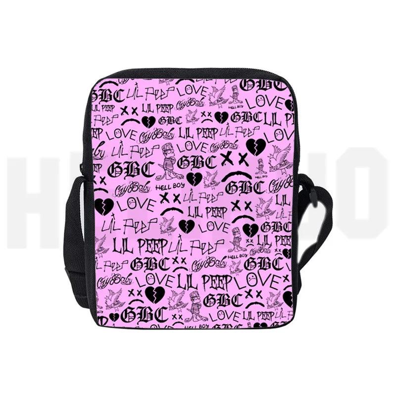 Lil Peep Diagonal Shoulder Bag Women Handbag Girl Messenger Bag Harajuku Bag