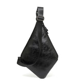 Waterproof PU Leather Messenger Bag for Men