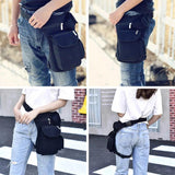 Canvas Drop Leg Bag Waist Fanny Pack Military Travel Multi-purpose