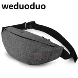 Weduoduo Men Waterproof Waist Bags for Men Cigarette Phone Case Fanny Pack