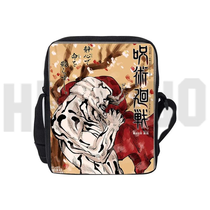 Jujutsu Kaisen Anime Handbag Zipper Crossbody Shoulder Bag