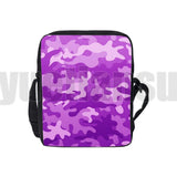 3D Printed Army Green Camo Shoulder Bag Zipper Crossbody Handbag