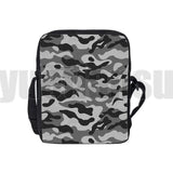 3D Printed Army Green Camo Shoulder Bag Zipper Crossbody Handbag