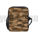 3D Printed Army Green Camo Shoulder Bag Zipper Crossbody Handbag