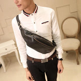 High Men's Crossbody Bag Leather Casual Man Sling Bag