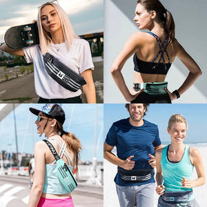 Female Sports Waterproof Chest Handbag Unisex Waist Bag