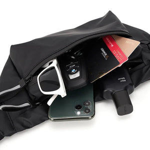 Oxford Cloth Waist Bag Men Chest Bag High Capacity Belt Bag