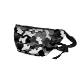 WAWNI Camo Belt Bag Men Canvas Humor 3D Print Hip Hop Hipster Crossbody