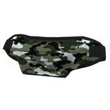 WAWNI Camo Belt Bag Men Canvas Humor 3D Print Hip Hop Hipster Crossbody