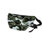 WAWNI Camo Belt Bag Men Canvas Humor 3D Print Hip Hop Hipster Crossbody