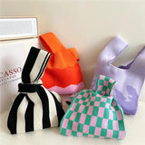 Knitted Handbag Women's Spring Autumn Summer Shoulder Bag
