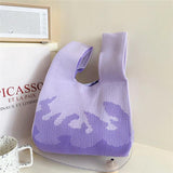 Knitted Handbag Women's Spring Autumn Summer Shoulder Bag