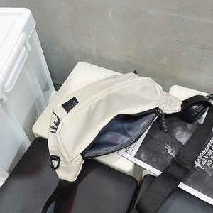 Unisex Nylon Waist Bag Street Hip Hop Belt Bag