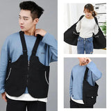 Large Capacity Vest Backpacks Chest Pack Strap Wearing Vest Bag