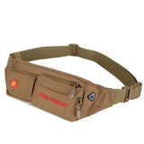 Waterproof Unisex Bum Bag Fanny Pack Waist Belt Double Zip Pouch