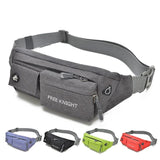 Waterproof Unisex Bum Bag Fanny Pack Waist Belt Double Zip Pouch