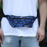 Men's Chest Bag Running Hiking Waist Bag Multifunctional Nylon Waist Bag